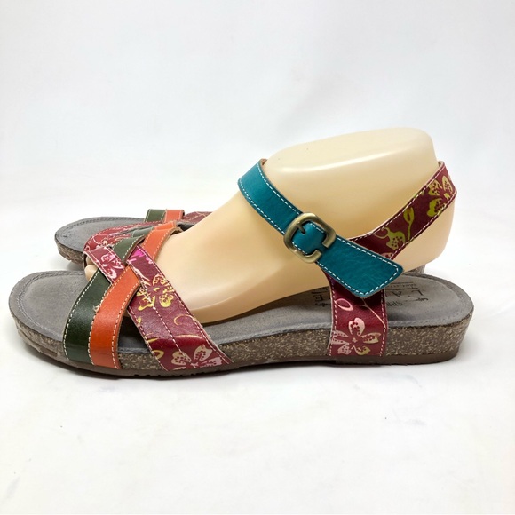 Spring Step L’ Artiste Leather Sandals EU Size 42 - Picture 1 of 8